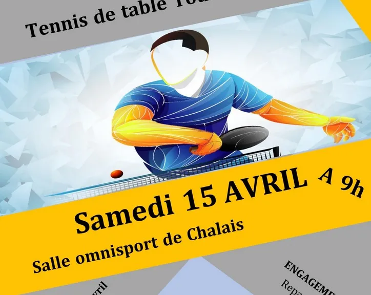 Tournoi Simple Chalais Montmoreau : 15/04/2023